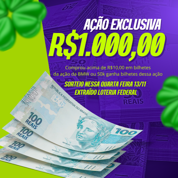 Ação Valendo R$1.000,00